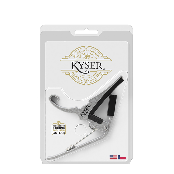 Kyser Acoustic Guitar Capo Silver - Metronome Music Inc.