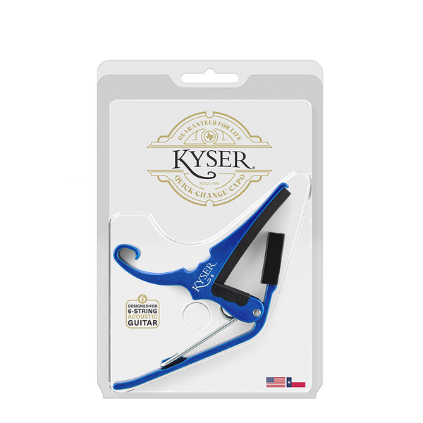 Kyser Acoustic Guitar Capo Blue - Metronome Music Inc.