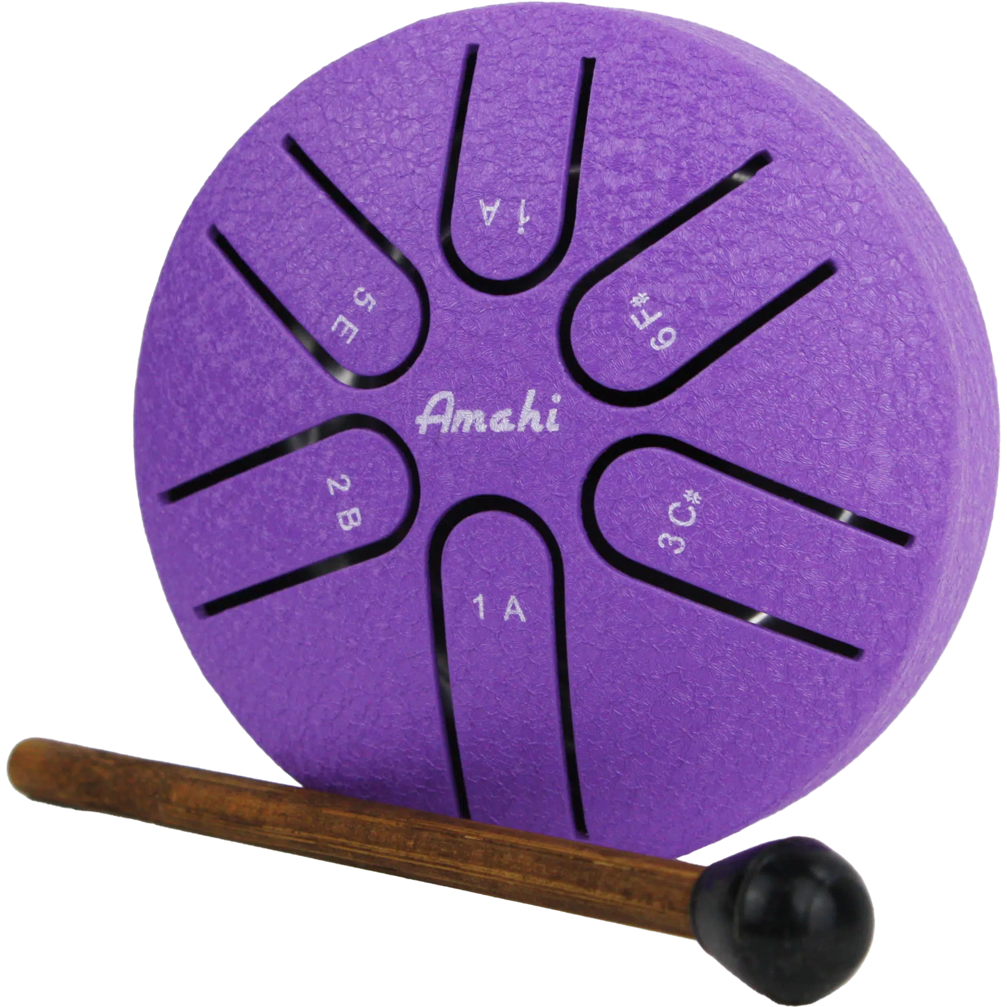 Amahi 3″ Steel Tongue Drum- Purple