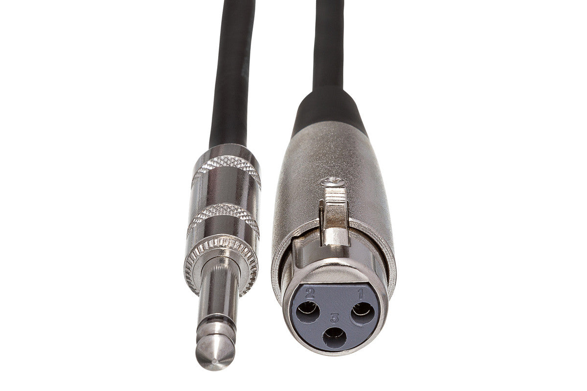 HOSA MCH-125 25' Microphone Cable XLR3F to TS - Metronome Music Inc.