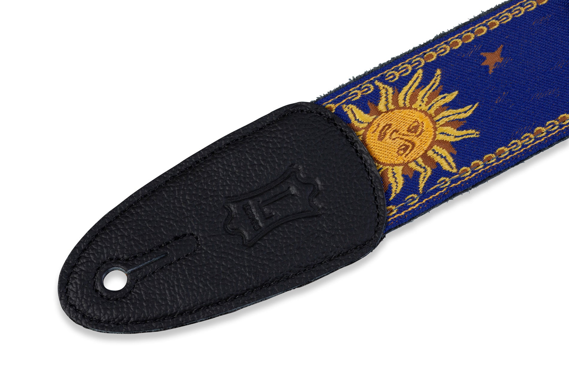 Levy's MPJG-SUN-BLU guitar strap - Metronome Music Inc.