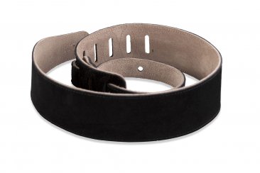 Levy's MS26-BLK 2.5" Suede Leather Strap - Metronome Music Inc.