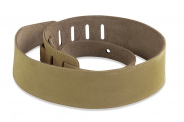 Levy's MS26-TAN 2.5" Suede Leather Strap - Metronome Music Inc.