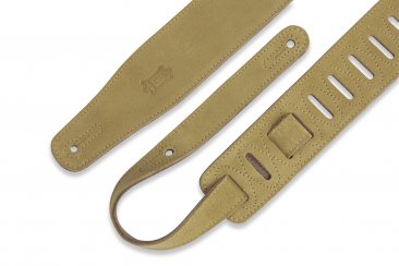 Levy's MS26-TAN 2.5" Suede Leather Strap - Metronome Music Inc.