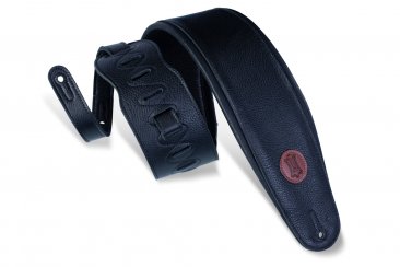 Levy's MSS2-4-BLK 4.5" Garment Leather Bass Strap - Metronome Music Inc.