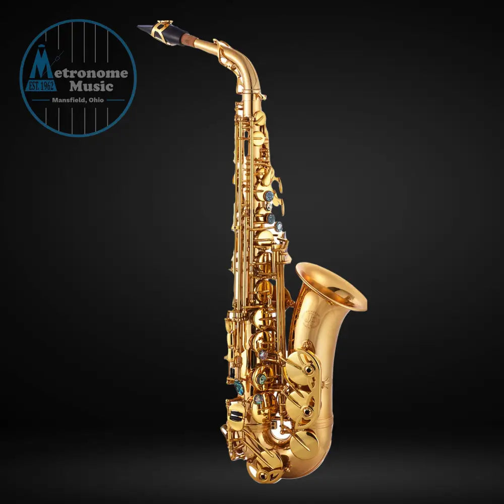 John Packer Eb Alto Saxophone JP045G- Gold Lacquer - Metronome Music Inc.