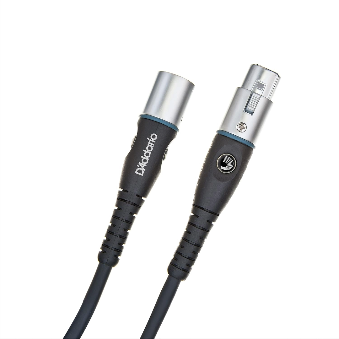 D'Addario Custom Series XLR  Microphone Cable, 10 feet - Metronome Music Inc.