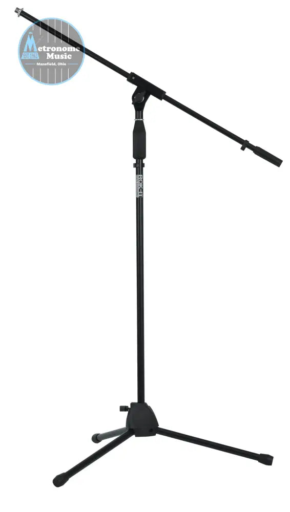 Rok-It Tripod Mic Stand w/ Fixed Boom - Metronome Music Inc.