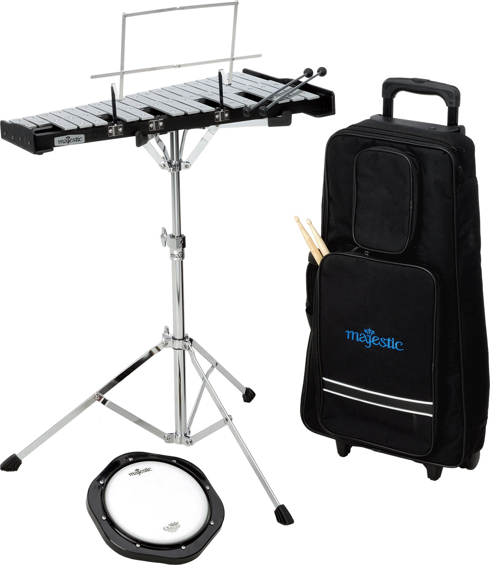 Majestic AK32PC Bell Educational Kit with Rolling Bag - Metronome Music Inc.