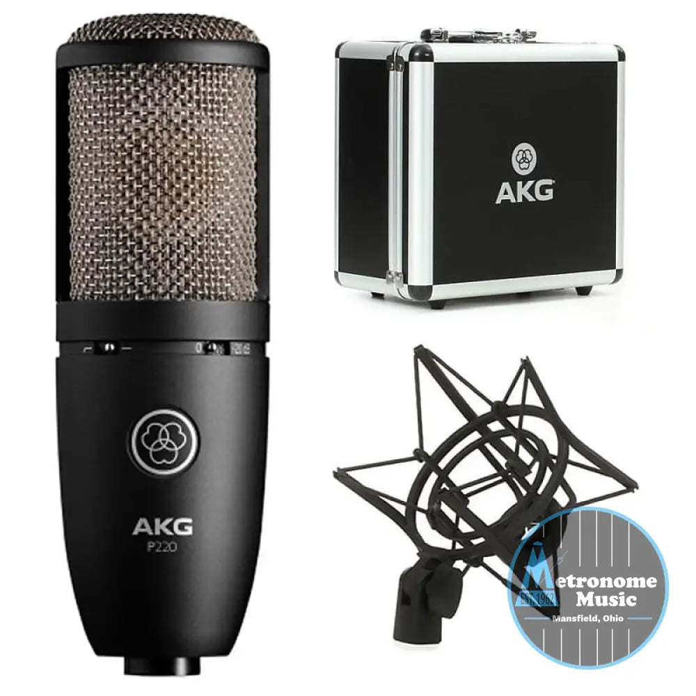 AKG P220 High-Performance Large Diaphragm True Condenser Microphone