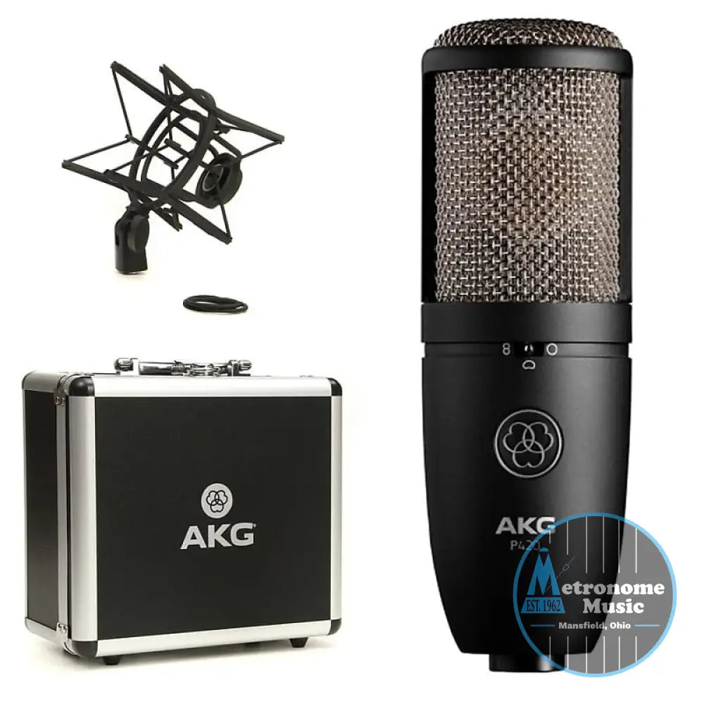 AKG P420- High-performance dual-capsule true condenser microphone - Metronome Music Inc.