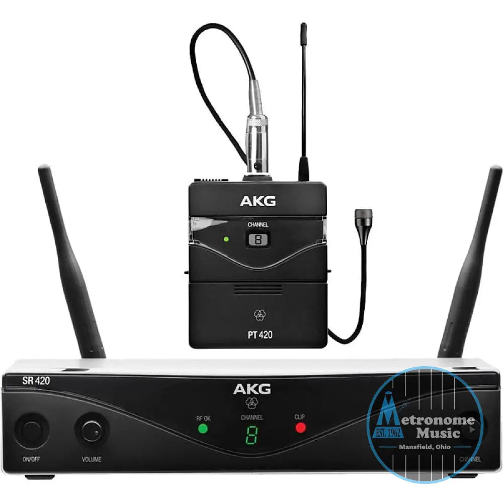 AKG Wireless Microphone System WMS420- Presenter Set - Metronome Music Inc.