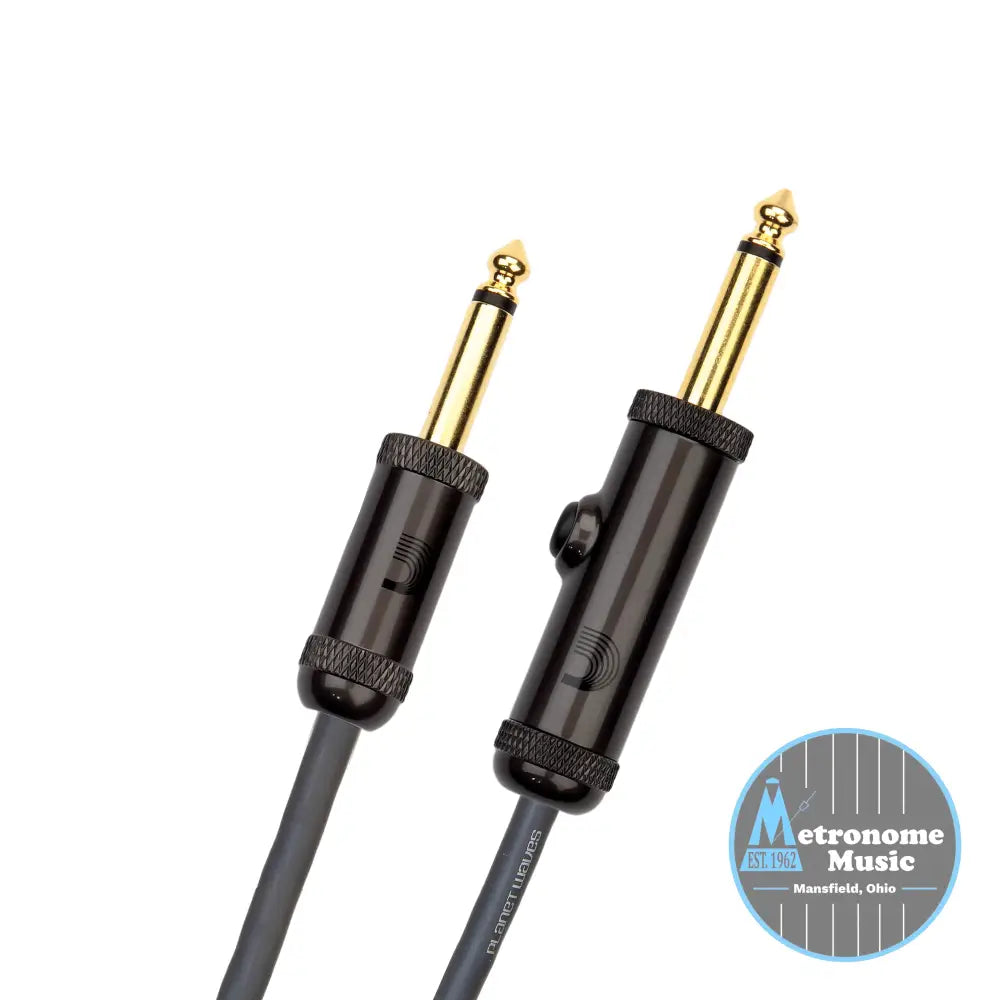 D'Addario Circuit Breaker Momentary Mute Instrument Cable, 10 Feet - Metronome Music Inc.