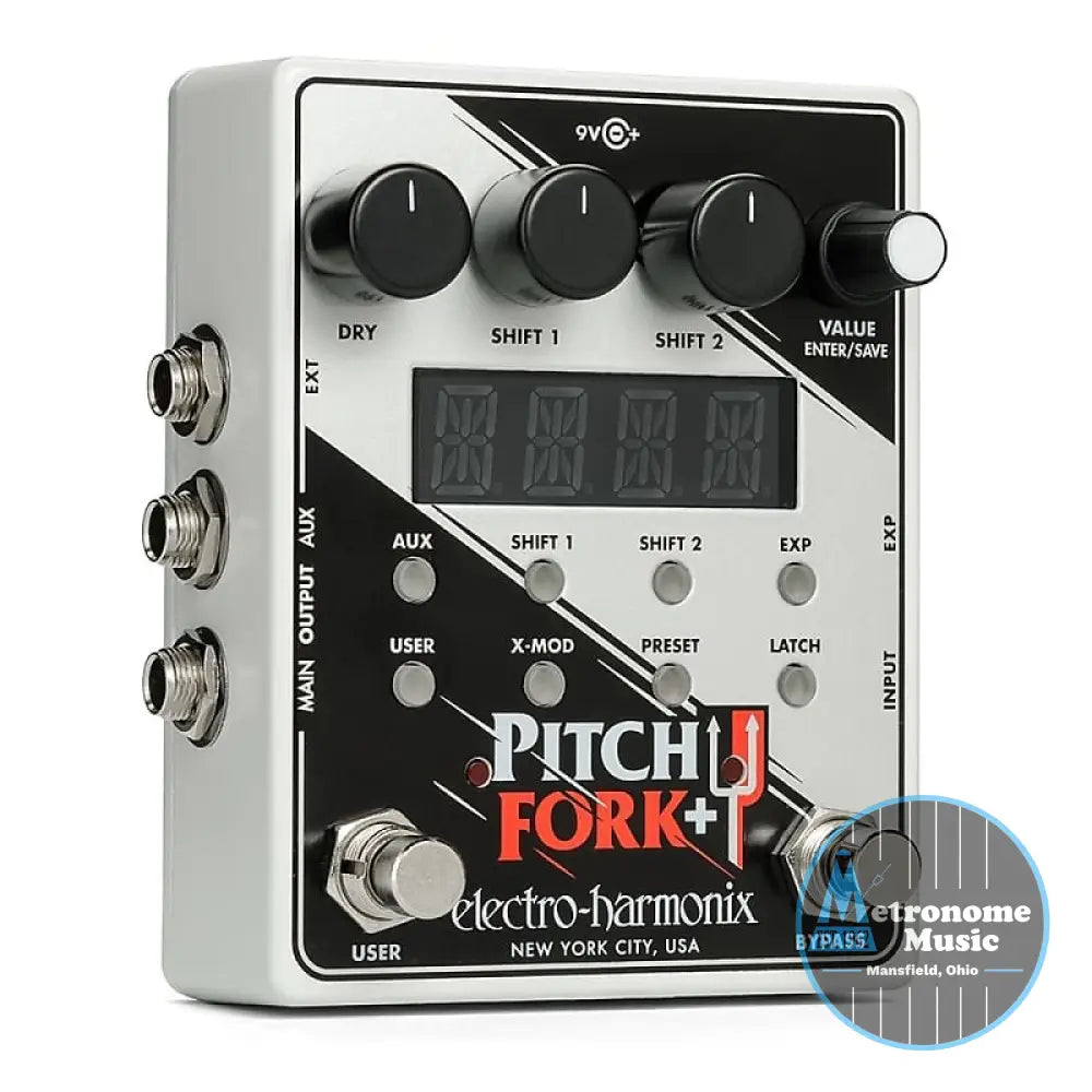 Electro-Harmonix Pitch Fork+ Polyphonic Pitch Shifter - Metronome Music Inc.