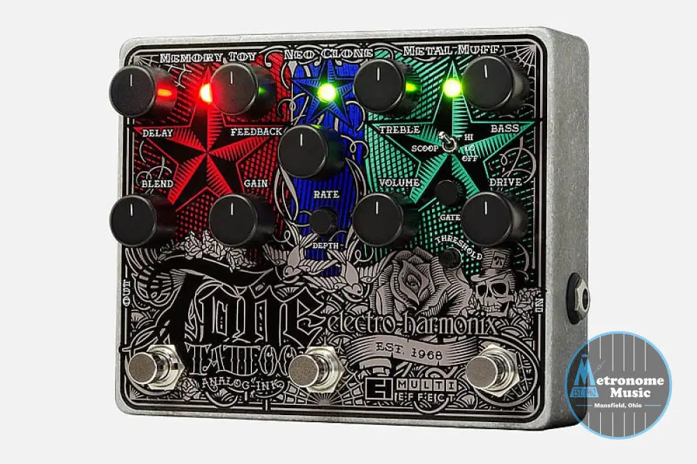 Electro-Harmonix Tone Tattoo Analog Multi-Effect - Metronome Music Inc.