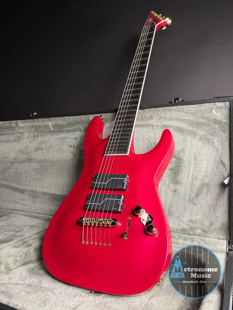 ESP LTD SC-607 Baritone Stephen Carpenter Signature - Magenta - Electric Guitar