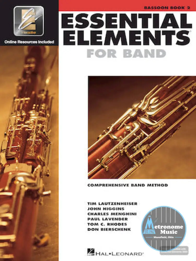 Essential Elements for Band, Bassoon Book 2 - Metronome Music Inc.
