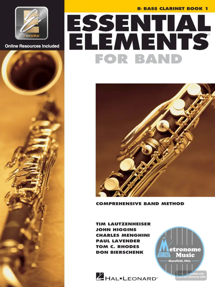 Essential Elements for Band, Bb Bass Clarinet Book 1 - Metronome Music Inc.