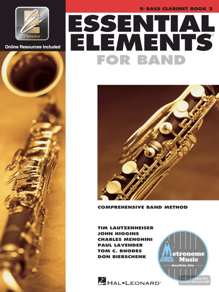 Essential Elements for Band, Bb Bass Clarinet Book 2 - Metronome Music Inc.