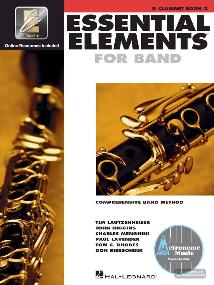 Essential Elements for Band, Clarinet Book 2 - Metronome Music Inc.