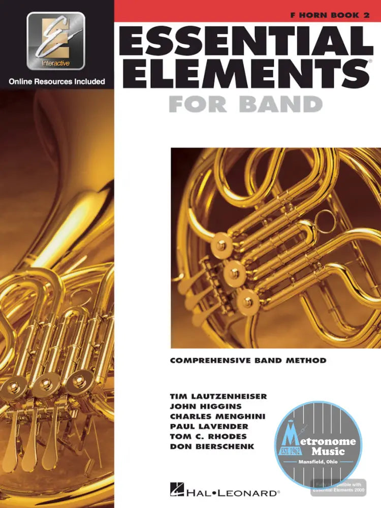 Essential Elements for Band, French Horn Book 2 - Metronome Music Inc.