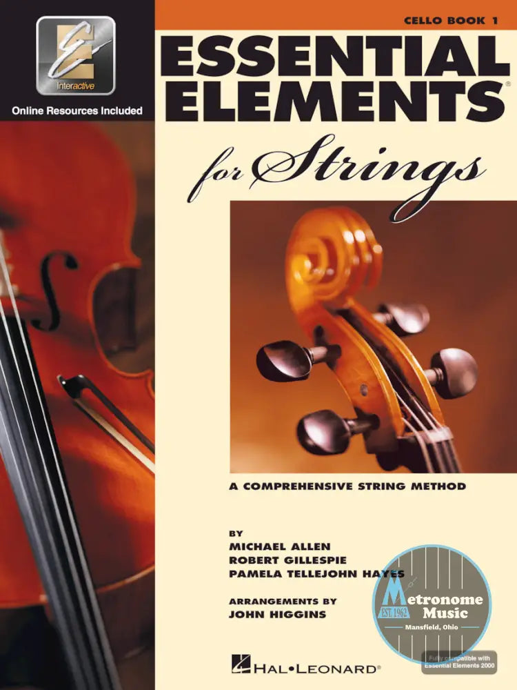 Essential Elements for Strings, Cello Book 1 - Metronome Music Inc.