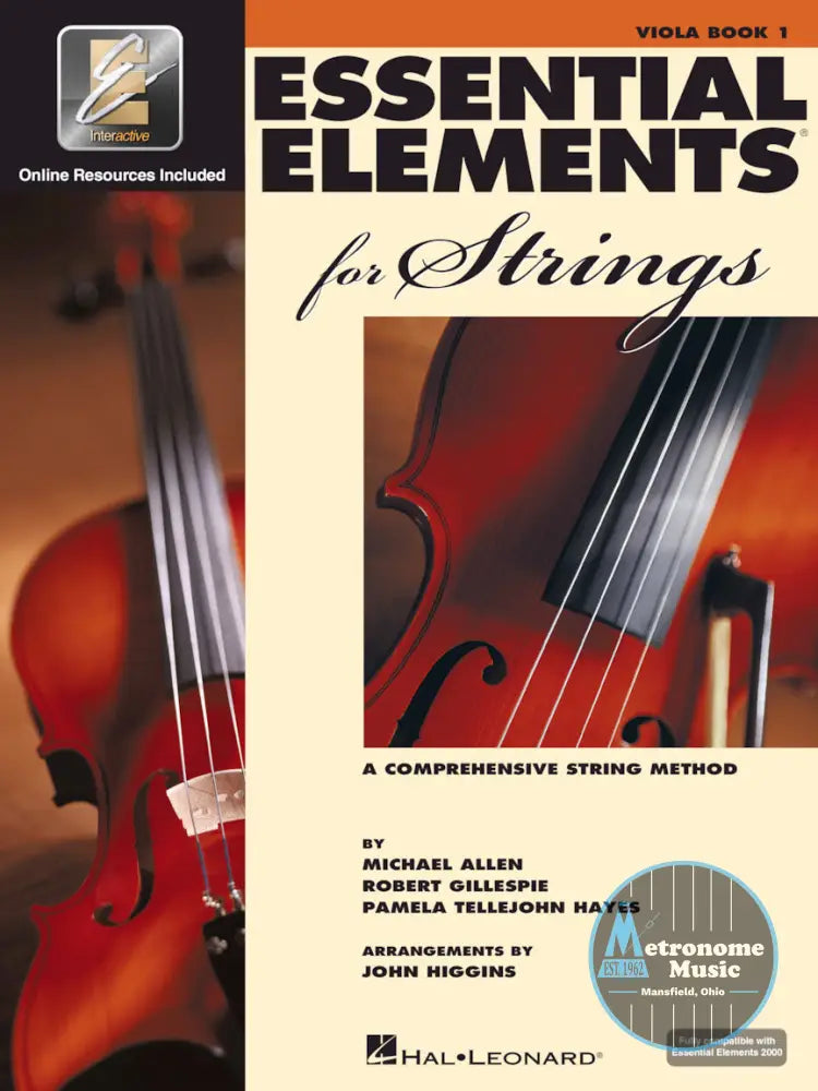 Essential Elements for Strings, Viola Book 1 - Metronome Music Inc.
