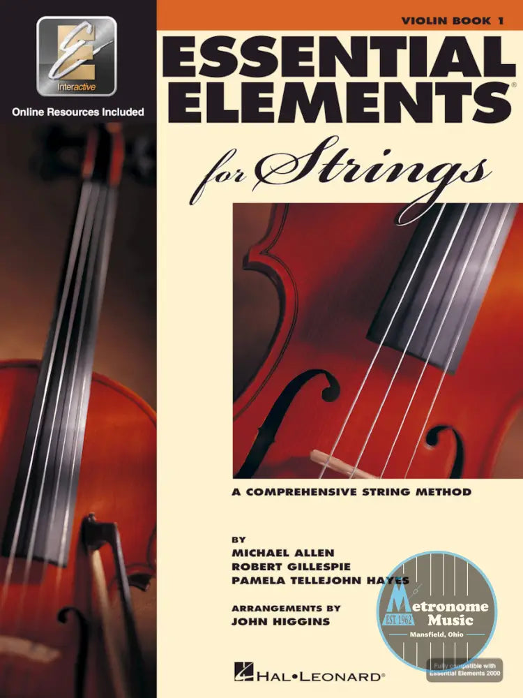 Essential Elements for Strings, Violin Book 1 - Metronome Music Inc.