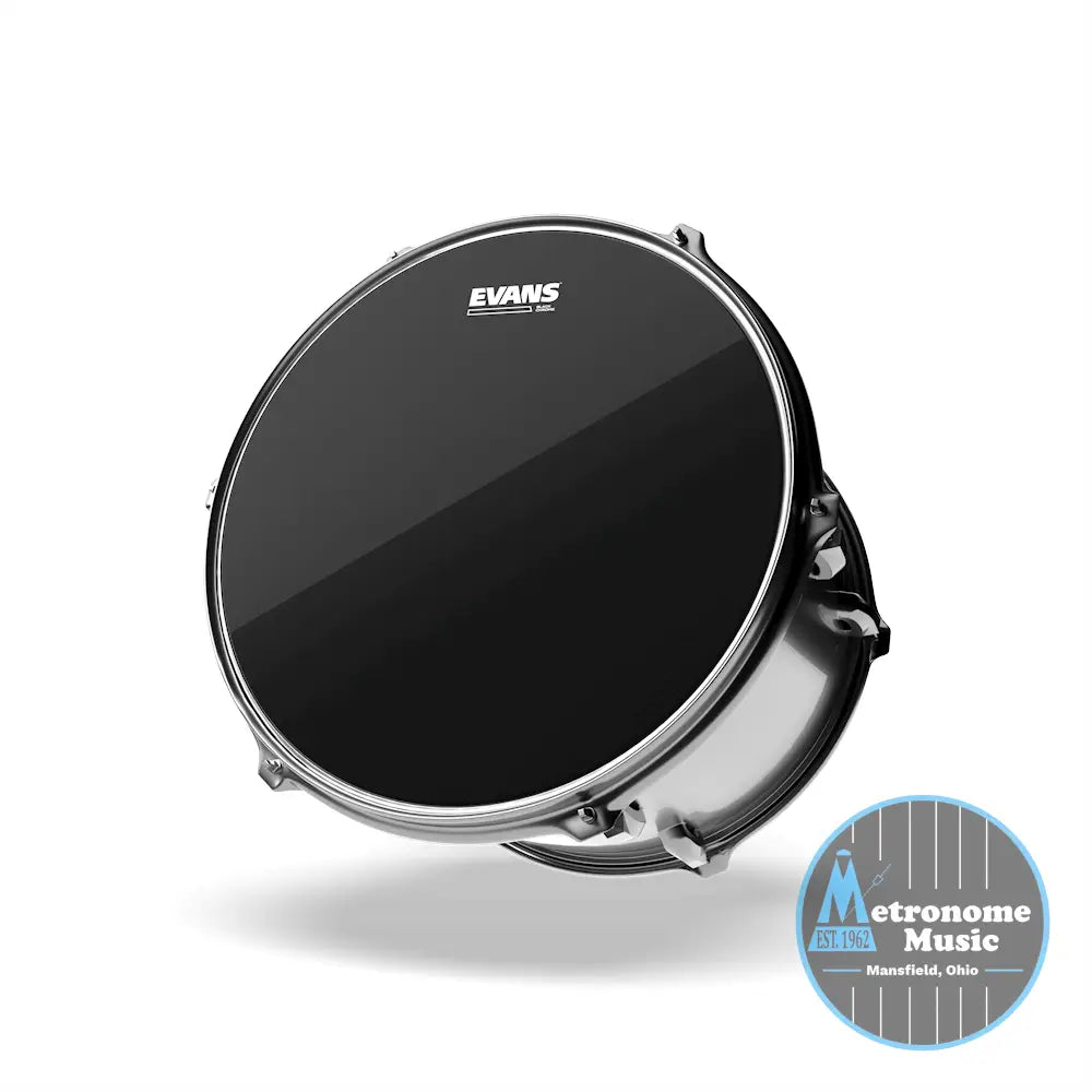 Evans Black Chrome Drumhead, TT13CHR- 13" - Metronome Music Inc.