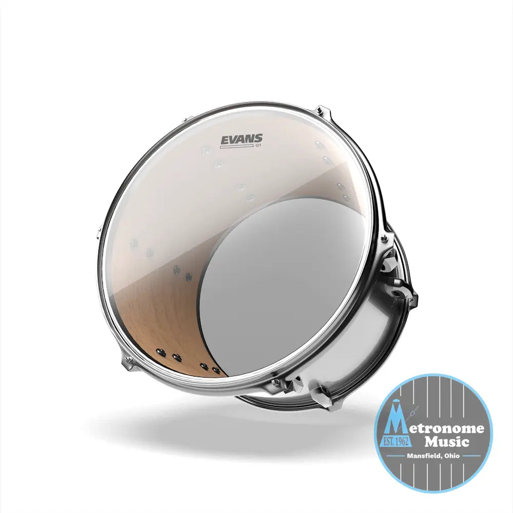 Evans G1 Clear Drumhead, TT13G1- 13" - Metronome Music Inc.