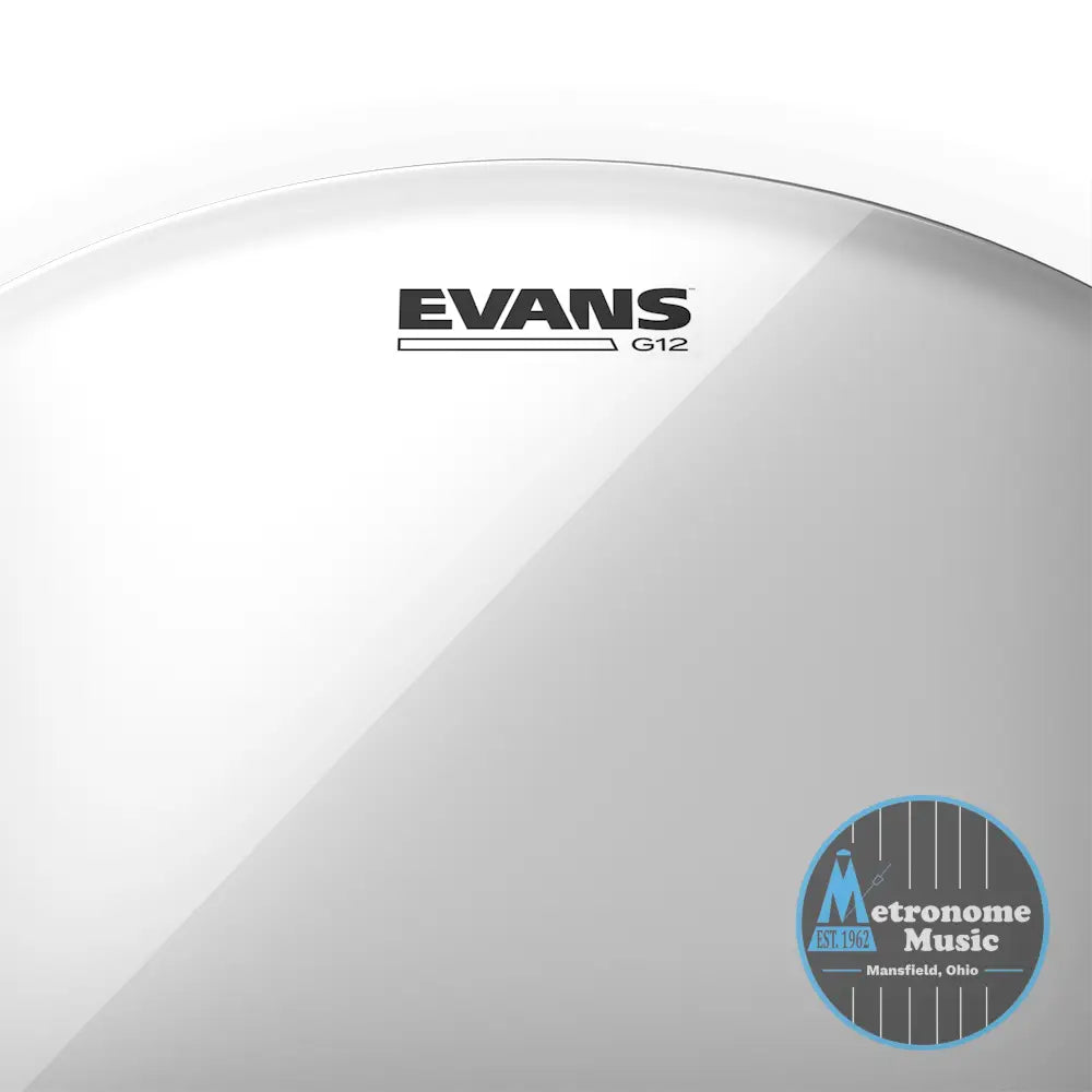 Evans G12 Clear Drumhead, TT10G12- 10" - Metronome Music Inc.