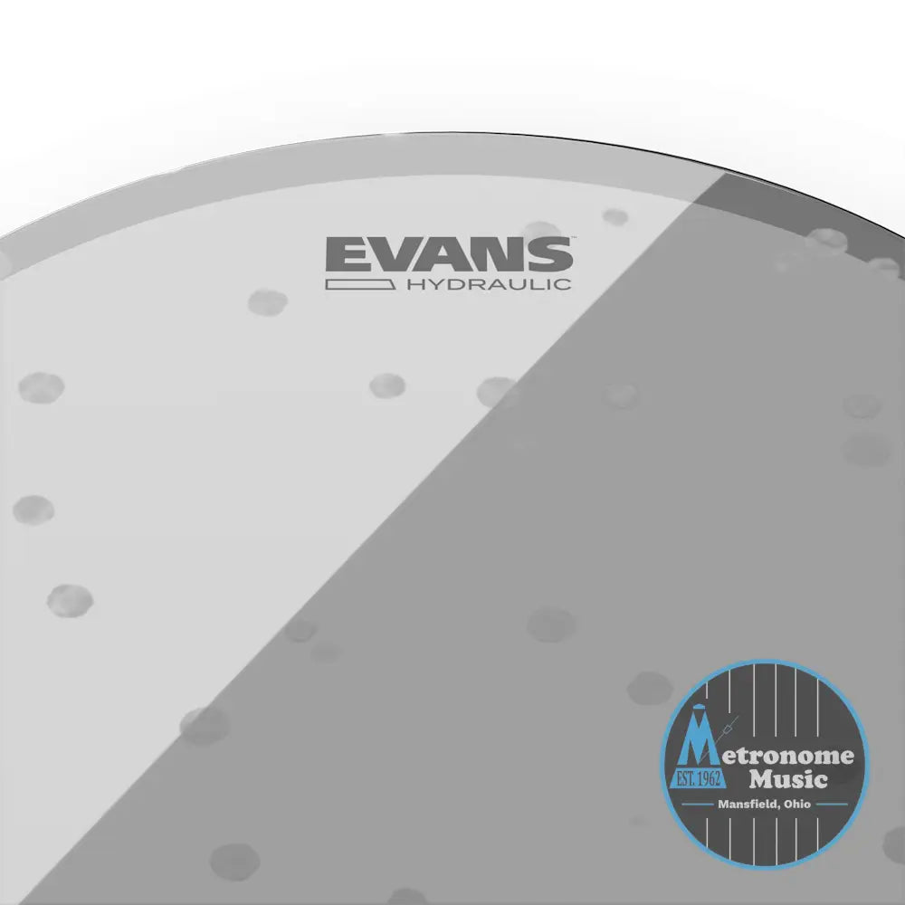 Evans Hydraulic Glass Drumhead, TT13HG- 13" - Metronome Music Inc.