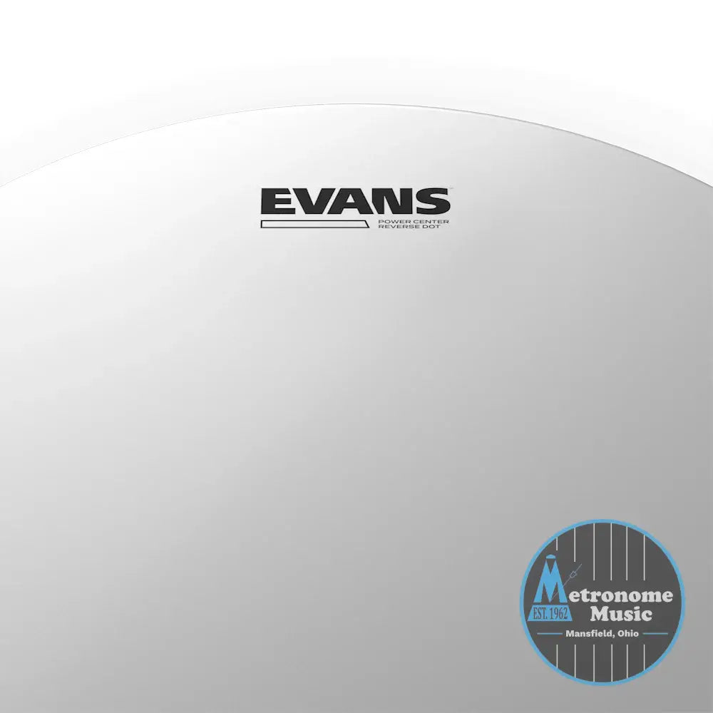 Evans Power Center Reverse Dot Coated Drumhead, B14G1RD- 14" - Metronome Music Inc.