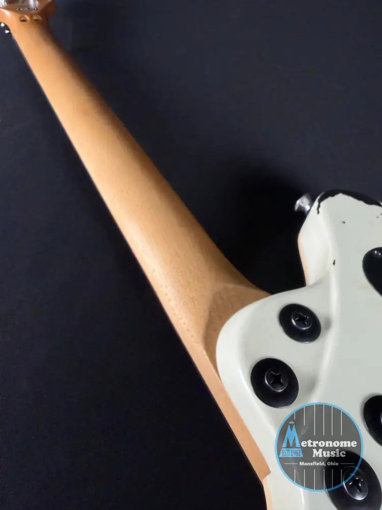 EVH Limited Edition Wolfgang Special Striped Series Ebony Fingerboard w/Gig Bag - Distressed Ivory - Electric Guitar