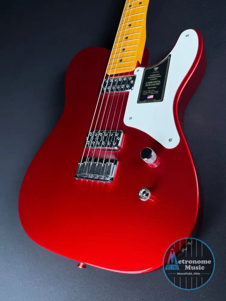 Fender 75th Anniversary American Professional Classic Cabronita Telecaster - Candy Apple Red (2026) - Metronome Music Inc.