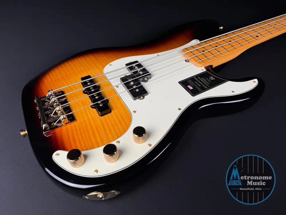 Fender 75th Anniversary American Professional PJ Bass - 2-Color Sunburst (2026) - Metronome Music Inc.