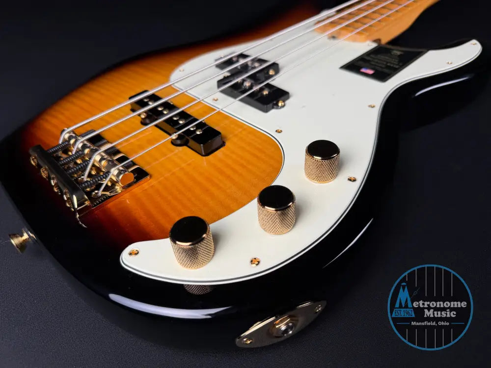 Fender 75th Anniversary American Professional PJ Bass - 2-Color Sunburst (2026) - Metronome Music Inc.