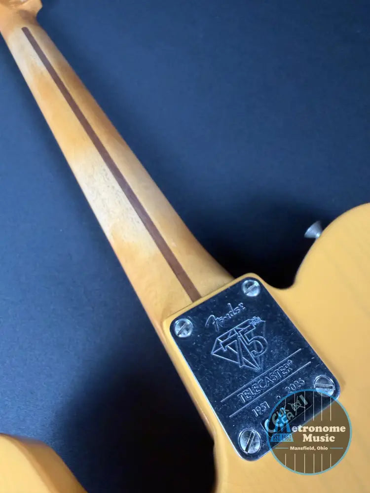 Fender 75th Anniversary Vintera Road Worn 1951 Telecaster - Butterscotch Blonde (2026) - Metronome Music Inc.