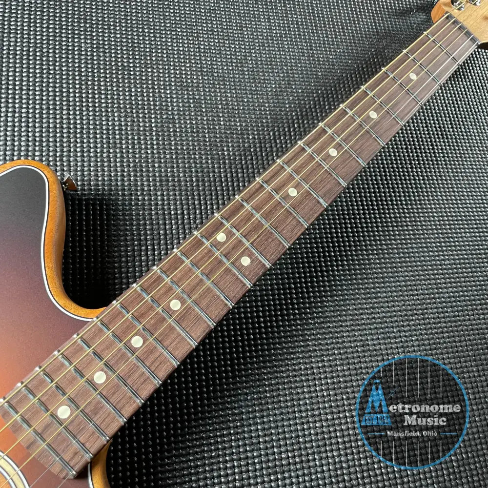 Fender Acoustasonic Player Jazzmaster, Rosewood Fingerboard- 2-Color Sunburst - Metronome Music Inc.