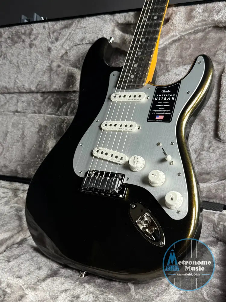 Fender American Ultra II Stratocaster Ebony - Texas Tea (2026) - Electric Guitar