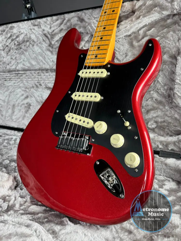 Fender American Ultra II Stratocaster w/OHSC - Sinister Red (Used) - Electric Guitar
