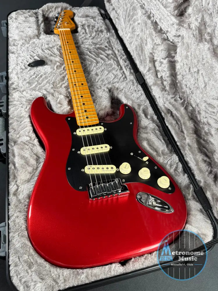 Fender American Ultra II Stratocaster w/OHSC - Sinister Red (Used) - Electric Guitar