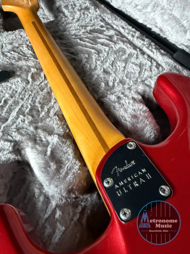 Fender American Ultra II Stratocaster w/OHSC - Sinister Red (Used) - Electric Guitar