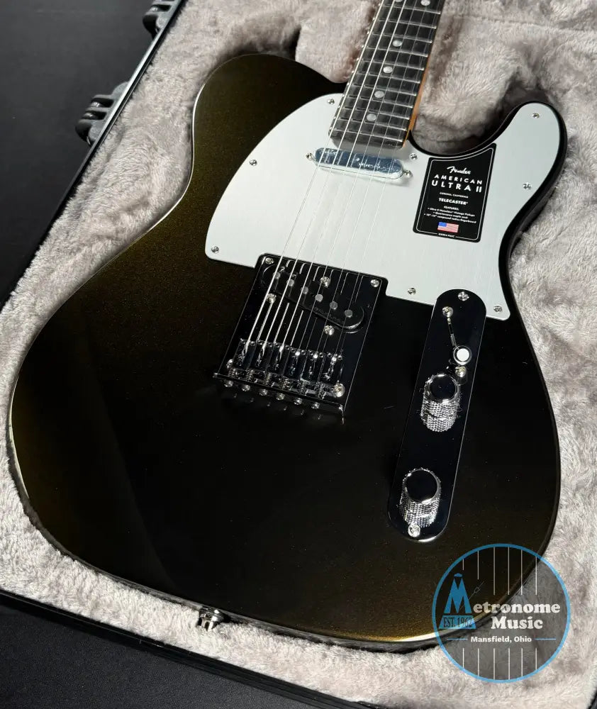 Fender American Ultra II Telecaster Ebony - Texas Tea (2026) - Electric Guitar