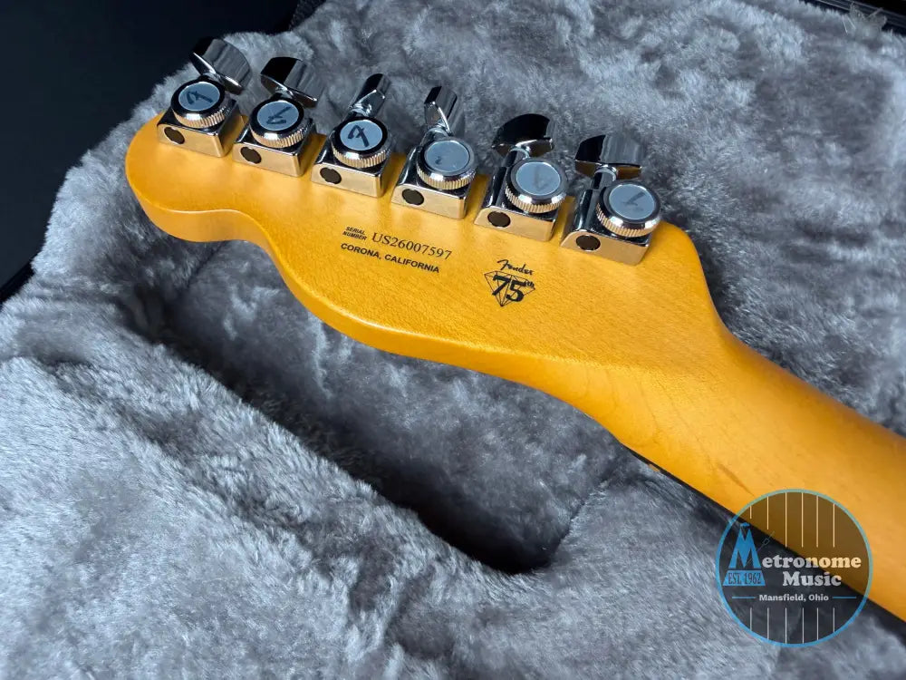 Fender American Ultra II Telecaster Ebony - Texas Tea (2026) - Electric Guitar