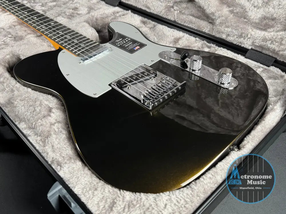 Fender American Ultra II Telecaster Ebony - Texas Tea (2026) - Electric Guitar