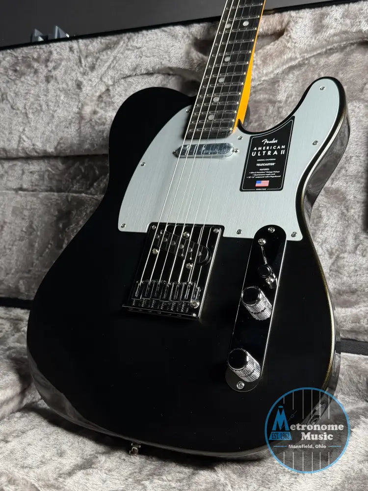 Fender American Ultra II Telecaster Ebony - Texas Tea (2026) - Electric Guitar