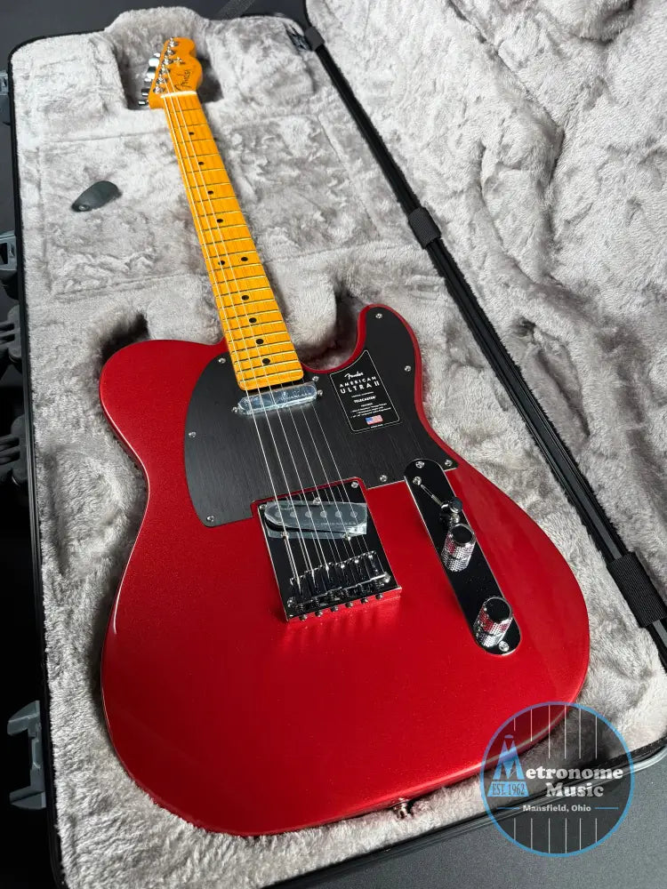 Fender American Ultra II Telecaster Maple - Sinister Red (2026) - Electric Guitar