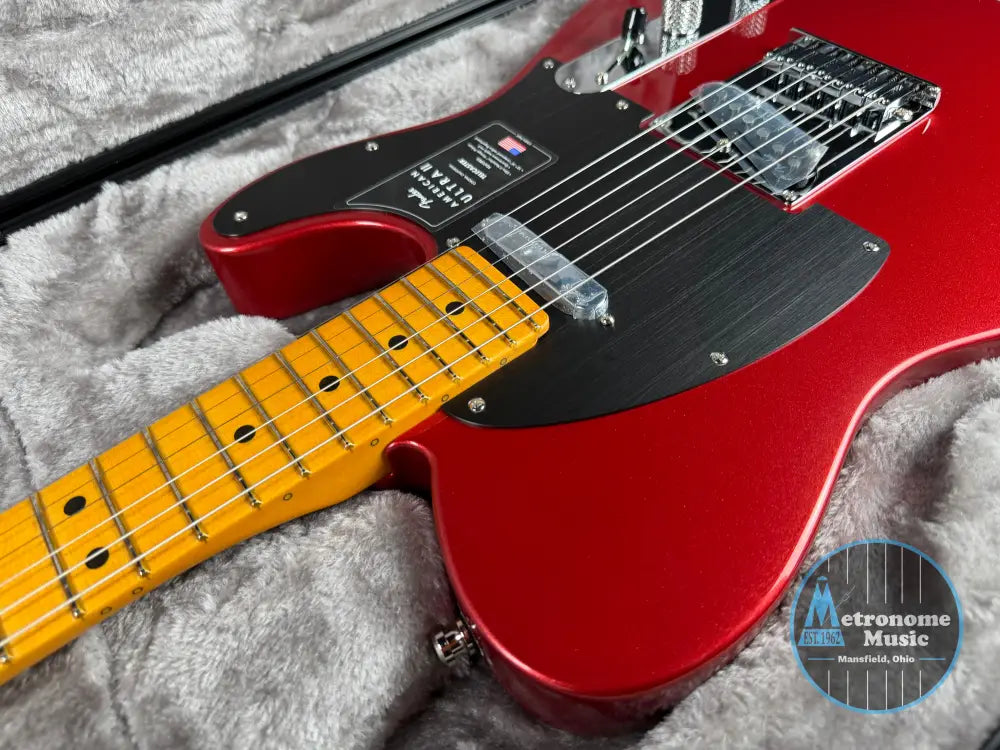 Fender American Ultra II Telecaster Maple - Sinister Red (2026) - Electric Guitar