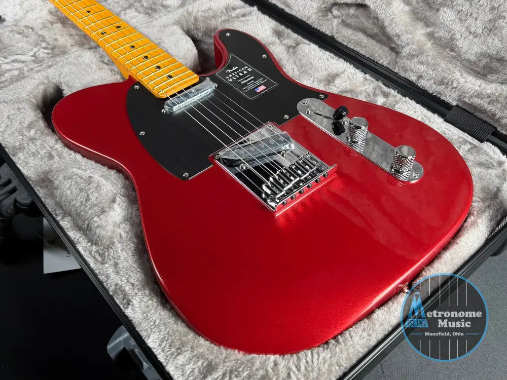 Fender American Ultra II Telecaster Maple - Sinister Red (2026) - Electric Guitar
